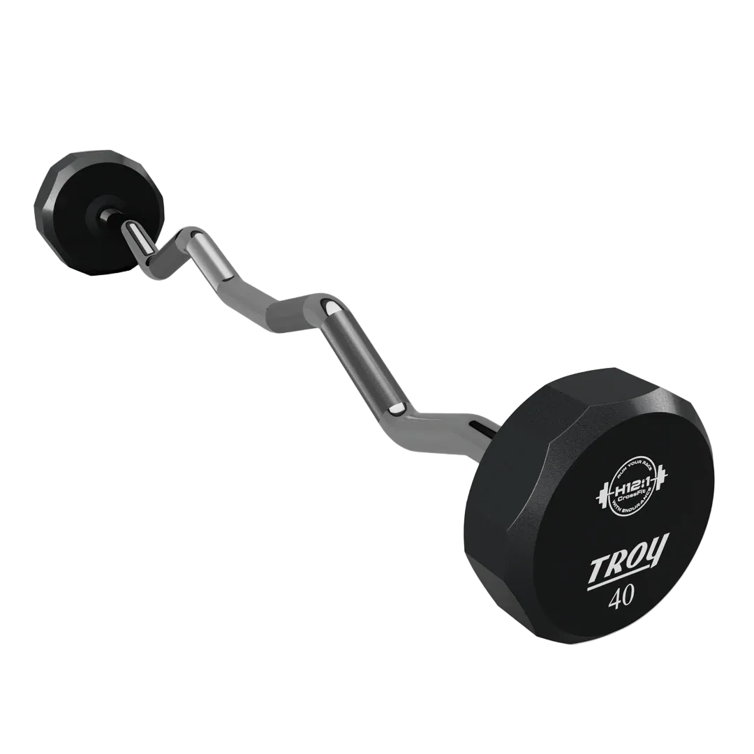 Black weight plate with &