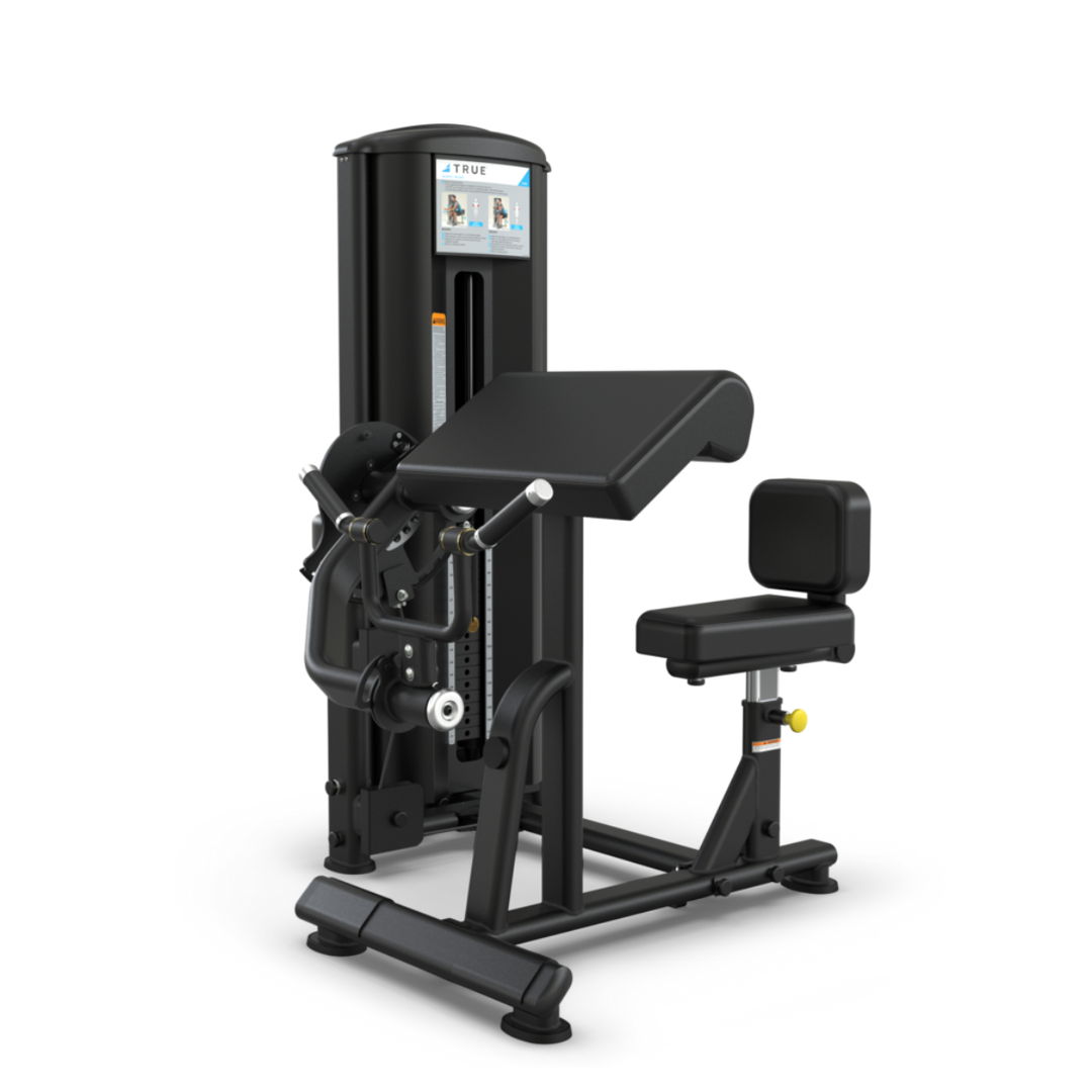 Black fitness machine on a white background