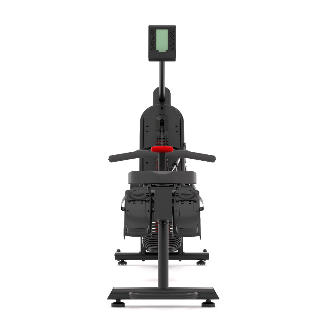 Rowing machine on a white background