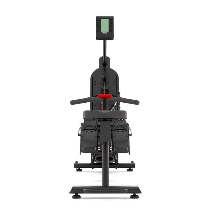 Rowing machine on a white background