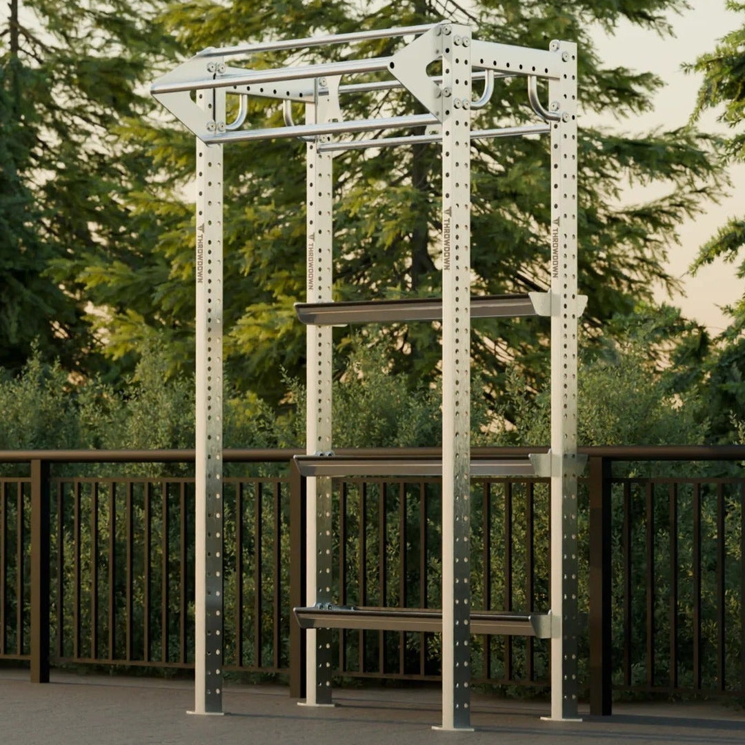 Outdoor exercise power rack