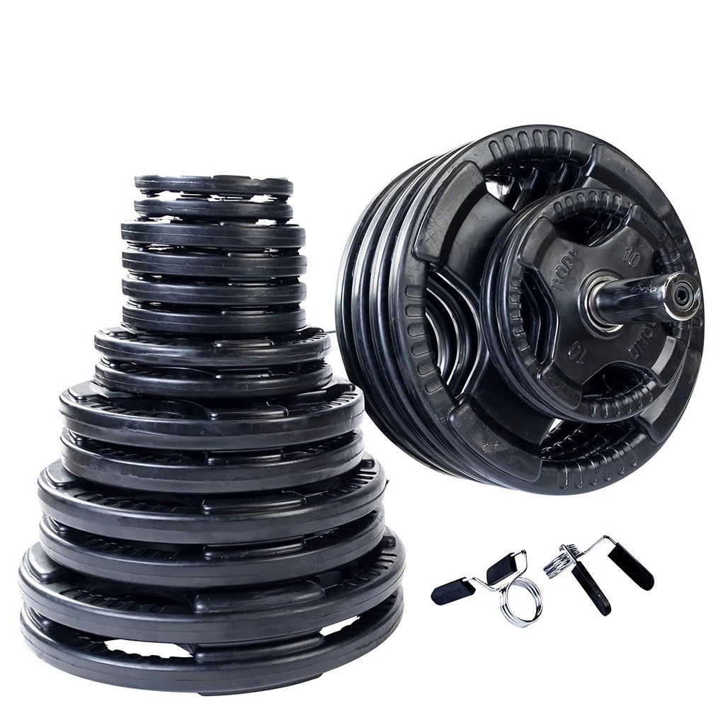 Body-Solid Rubber Grip Olympic Weight Set