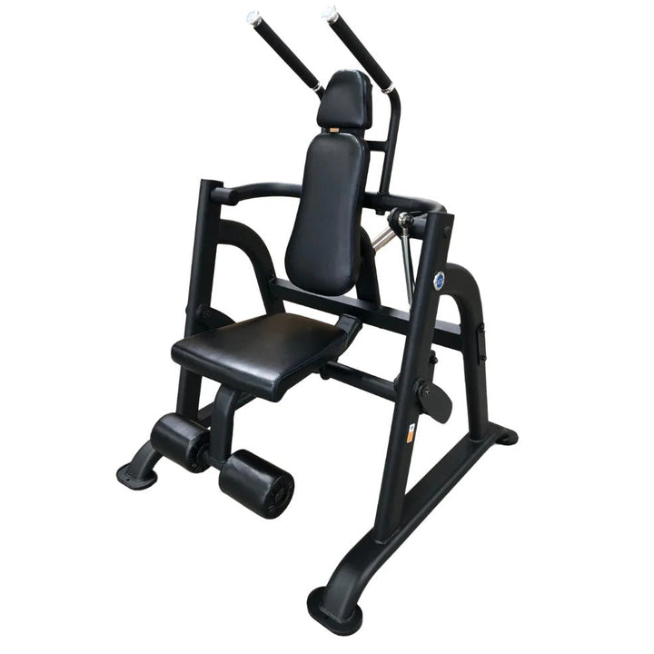 Black gym machine on a white background