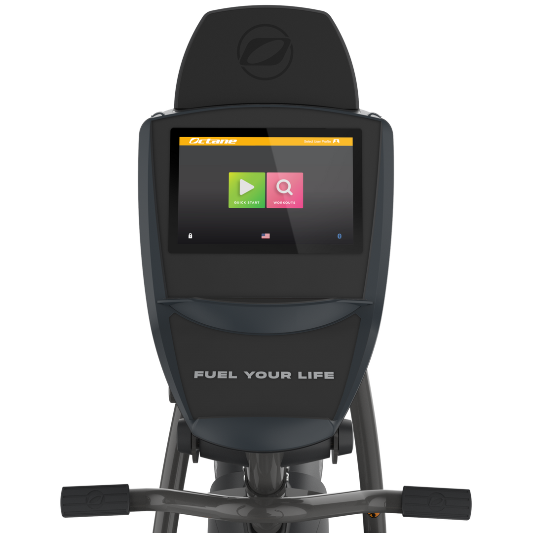 Octane Fitness xRide xR6 -  10″ Touchscreen Console  - Recumbent Elliptical
