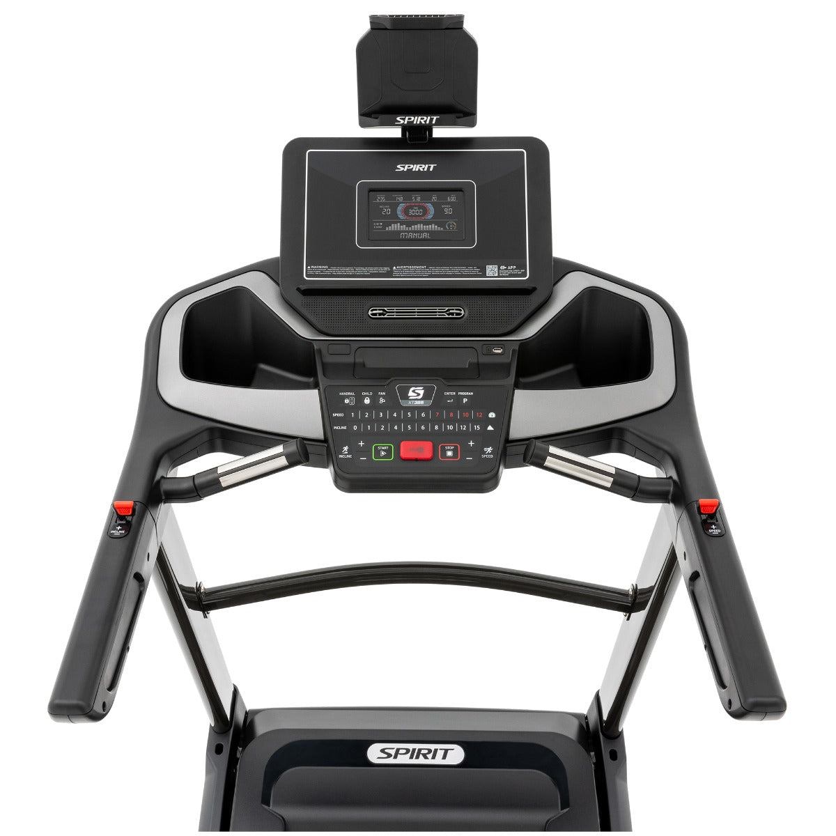 Spirit xt385 folding outlet treadmill