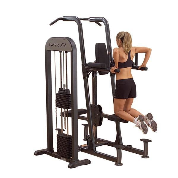 Body-Solid Pro Select Weight Assist Knee Raise/Dip/Chin #FCD-STK - Abs & Back