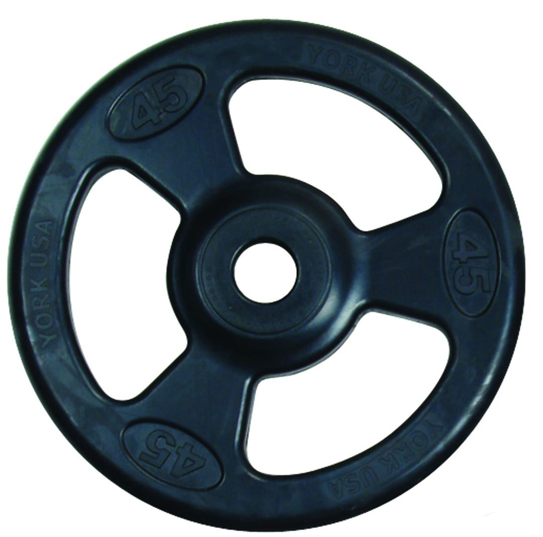 York Olympic Rubber Grip Plates