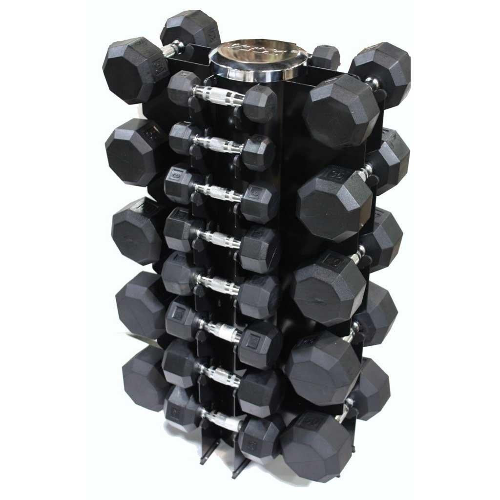 VTX 8-Sided Rubber Encased Dumbbells – Fitness Exchange