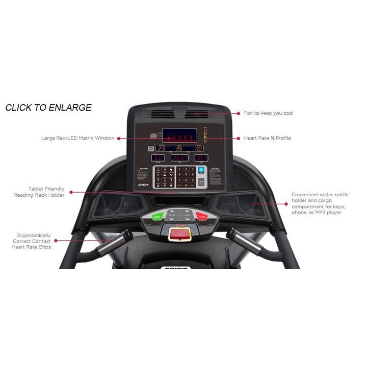 Spirit CT850 Treadmill - Commercial Treadmills