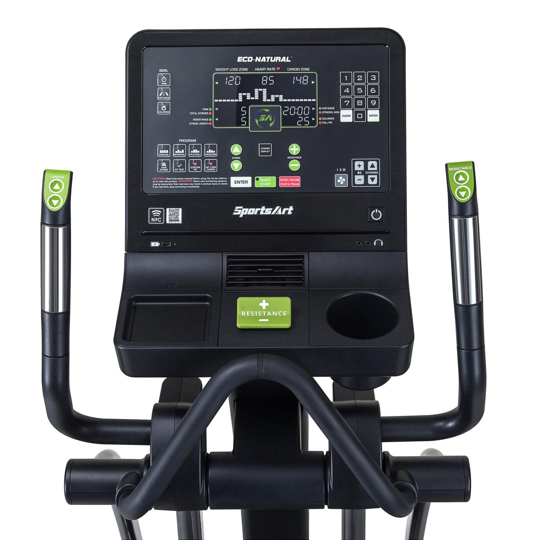 SportsArt E876 Elliptical - LED - Commercial Ellipticals