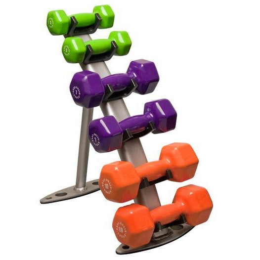 Body-Solid Vinyl Dumbbell Rack #GDR10 - Storage