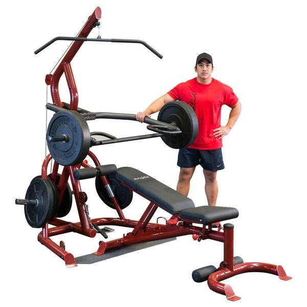 Body-Solid Corner Leverage Gym Package GLGS100P4 - Home Gyms