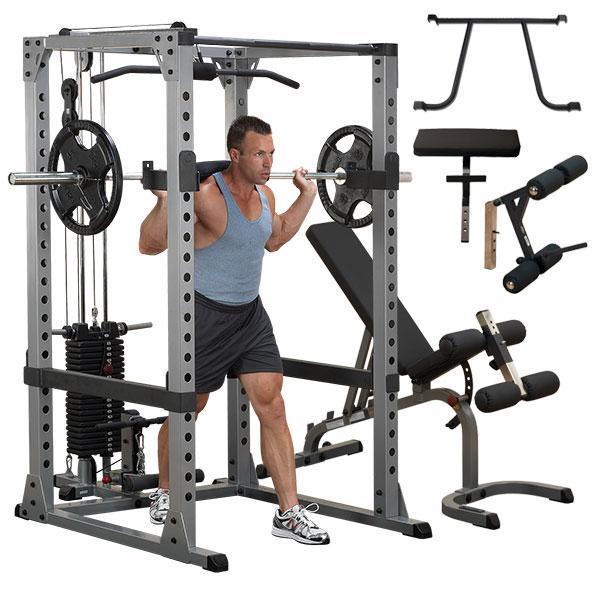 Body-Solid Pro Power Rack Package #GPR378P4