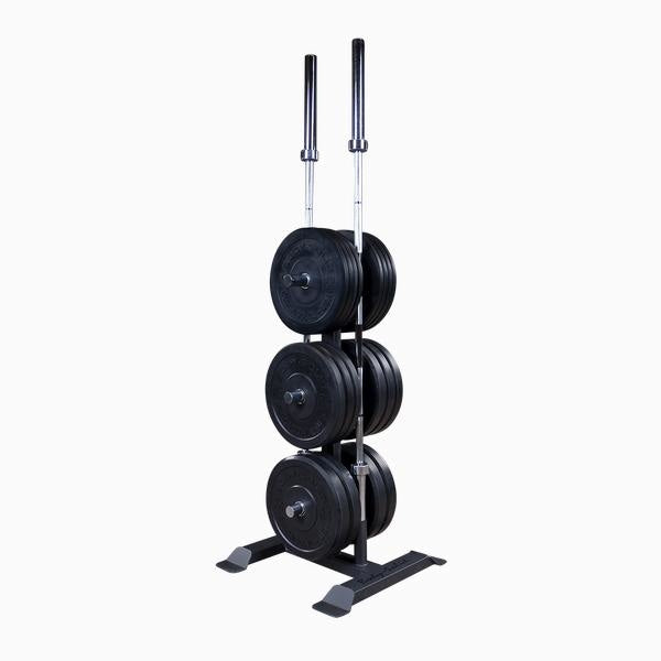 Body-Solid Weight Tree with Dual Olympic Bar Holders #GWT56 - Storage