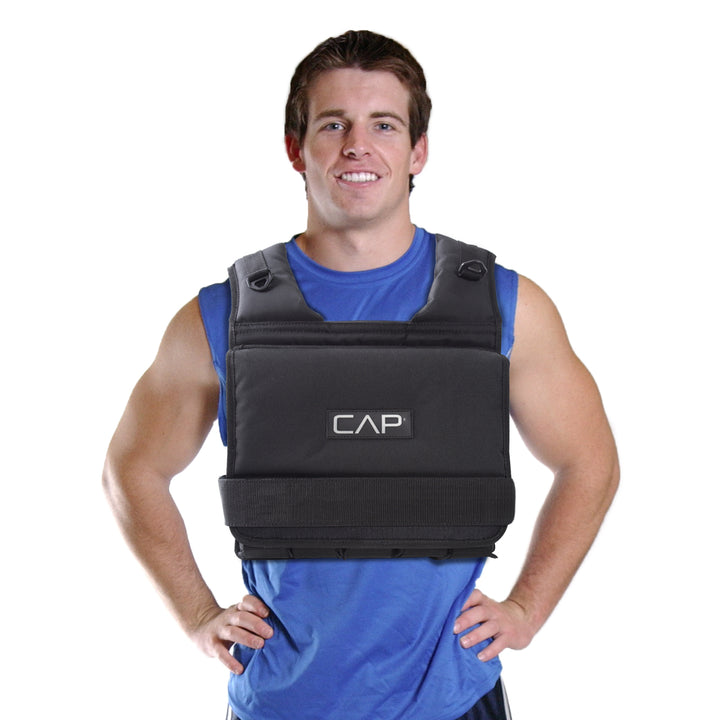 CAP 20 LB Short Adjustable Weighted Vest