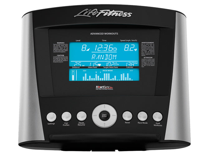 Certified Used Life Fitness C3 Advanced Upright Bike