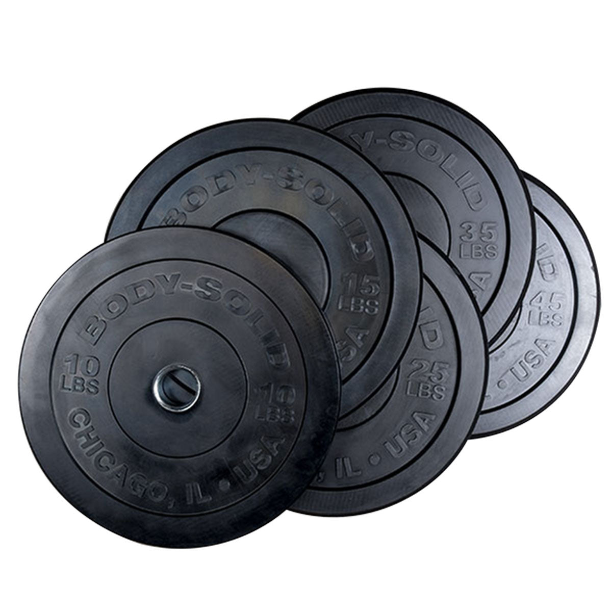 Body-Solid Chicago Extreme Bumper Plates – Fitness Exchange