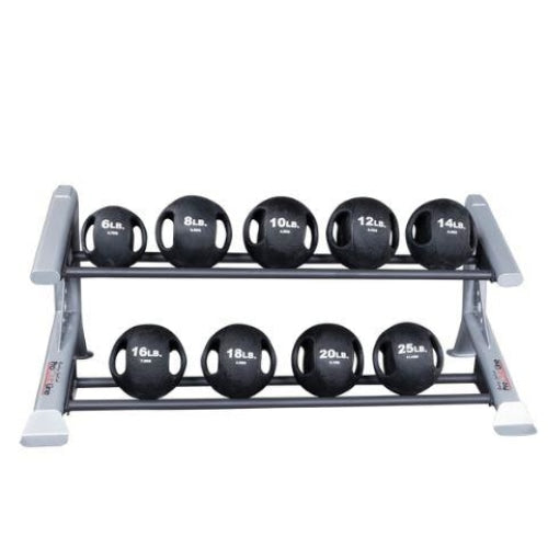 Body-Solid Pro Club Line 2 Tier Medicine Ball Rack #SDKR500MBR - Medicine Balls