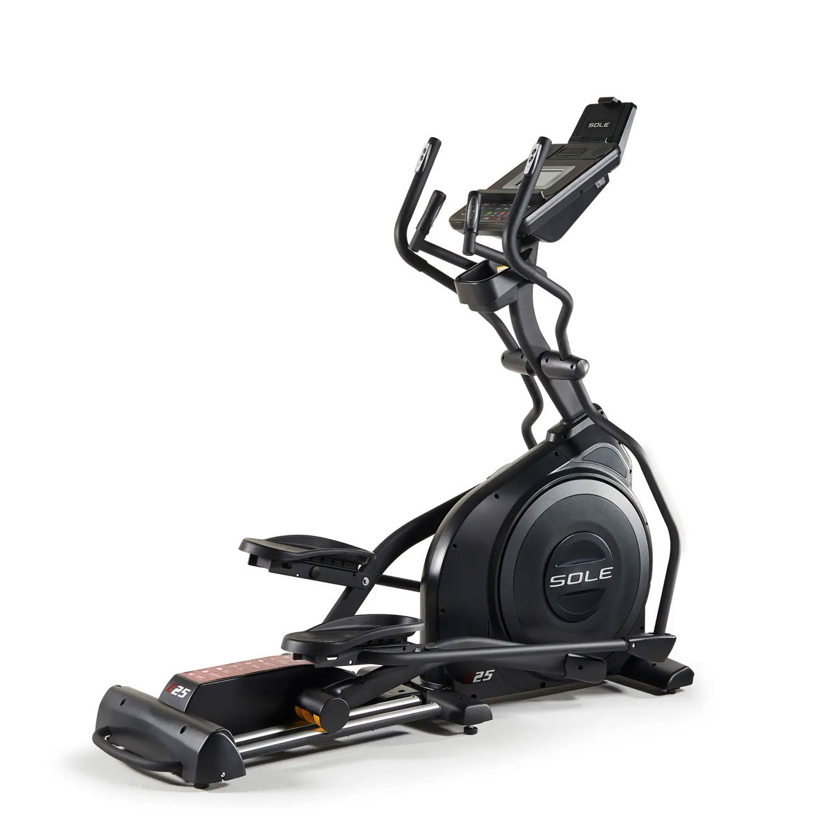 Sole outlet elliptical incline