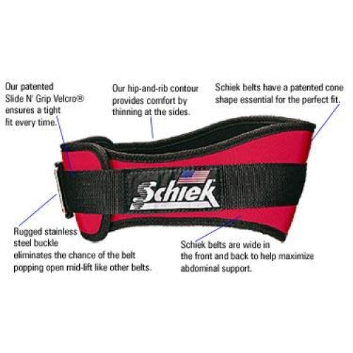 Schiek 6 Nylon Support Belt - #2006 - Belts