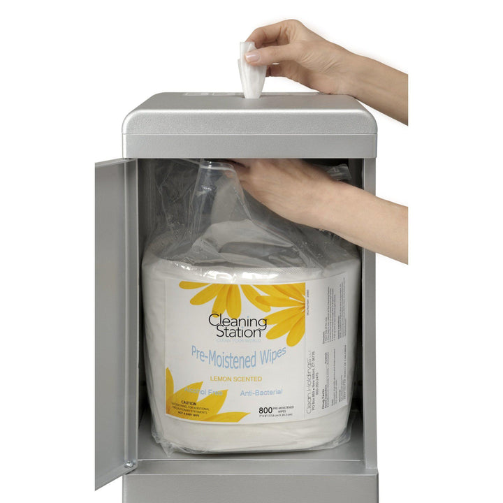 The Cleaning Station Pre-Moistened Wipes 4 Rolls/Case - Cleaning Products