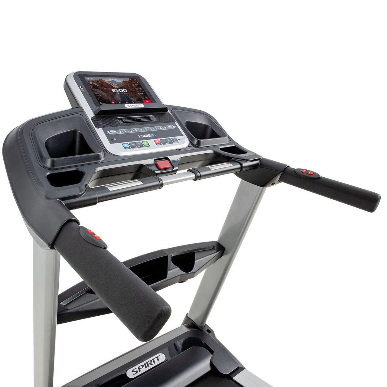 Low outlet clearance treadmill