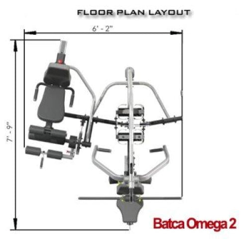 Batca Omega 2 Multi-Station Gym - Commercial Multi-station Gyms