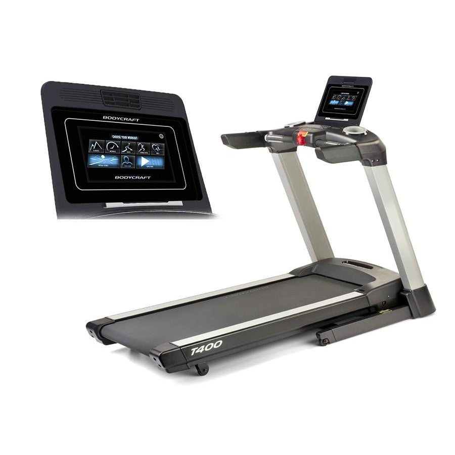 BodyCraft T400 Folding Treadmill - 10 Full Color Touchscreen (+$500) - Treadmills
