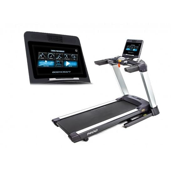 BodyCraft T400 Folding Treadmill - 16 Full Color Touchscreen (+$1000) - Treadmills