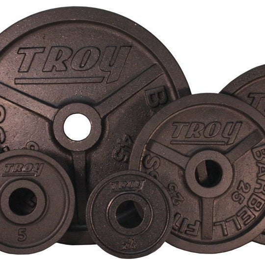 TROY Premium Wide Flanged Plate 255 lb Set